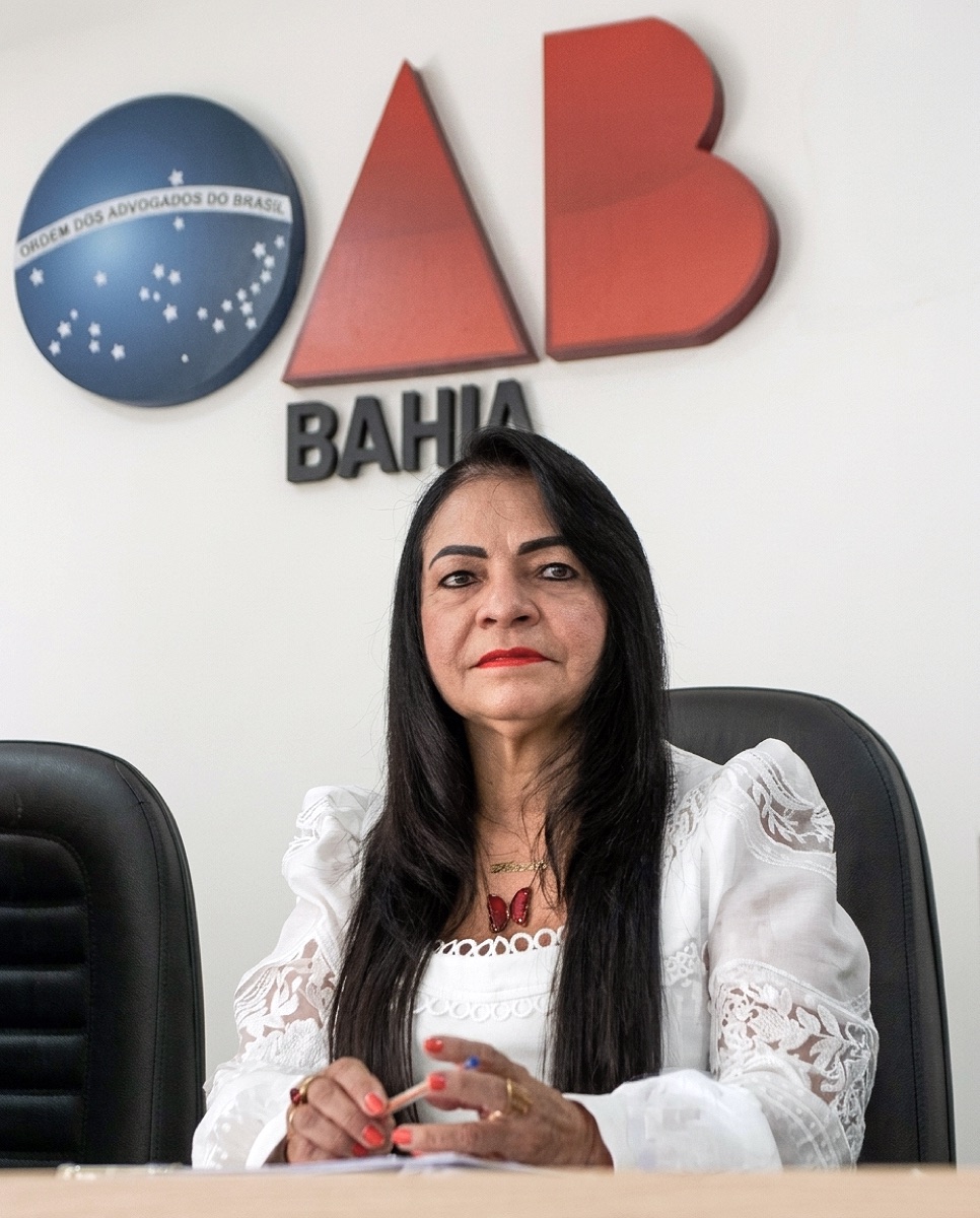 Moema Gramacho em evento institucional